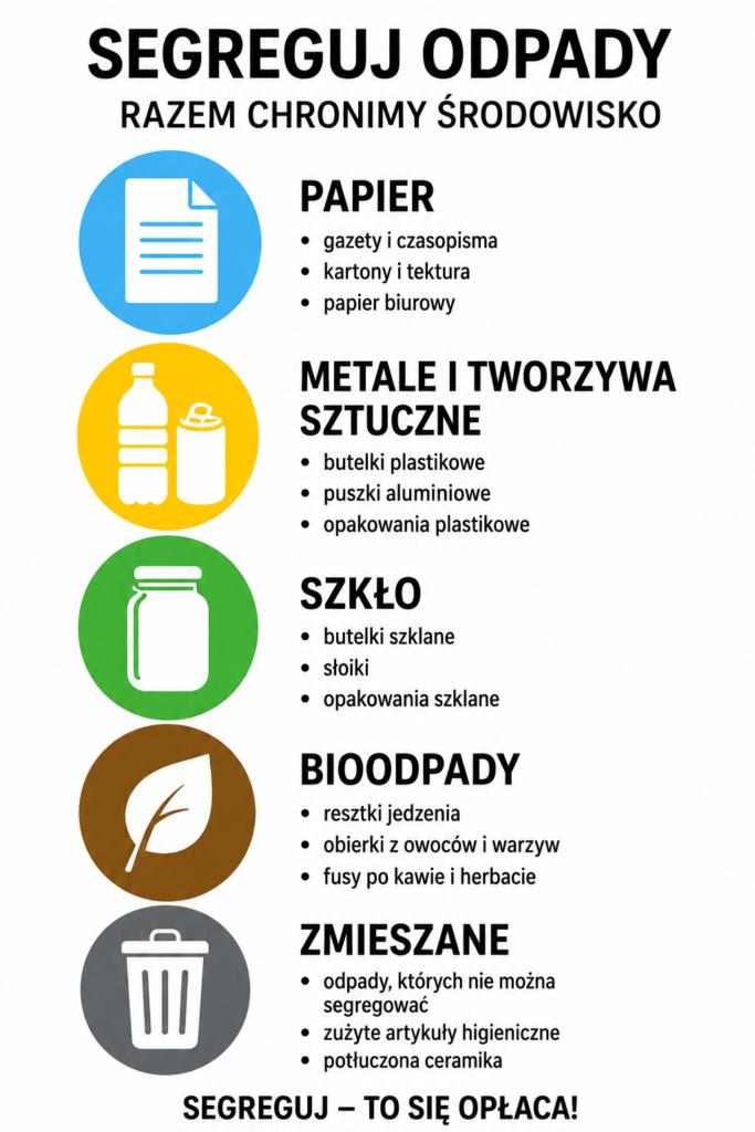 ulotka z segregaacją odpadów
Fino s.c.